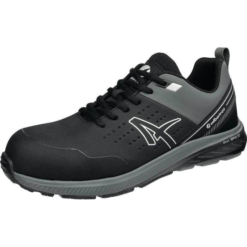 Albatros, Sicherheitsschuhe, Sicherheitsschuh Vigor 2 Impulse Black Low Grösse 42 grau S3S Mikrofaser (42)