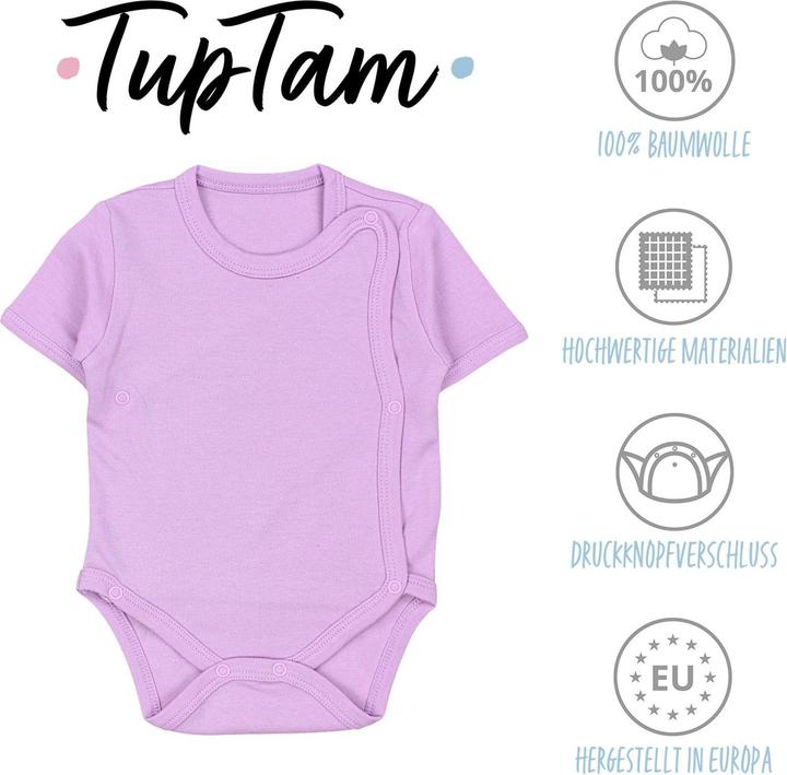 Produktbild TupTam Wickelbody Kurzarm - 5er Set (56)