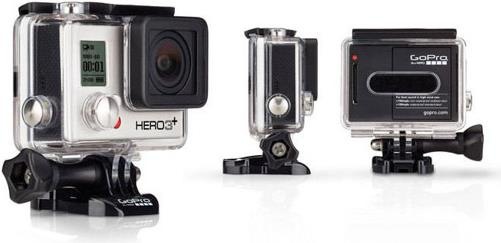 Actual product image GoPro Hero 3+ Silver Edition (60p, Wi-Fi)