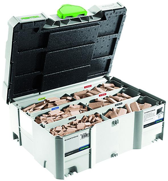 Image du produit Festool Assortiment de Domino en hêtre DS 4/5/6/8/10 1060 BU (1 pcs)