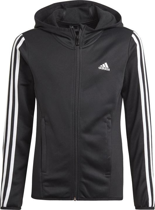 Image du produit Adidas Sweat à capuche zippé 3 bandes pour filles (140)