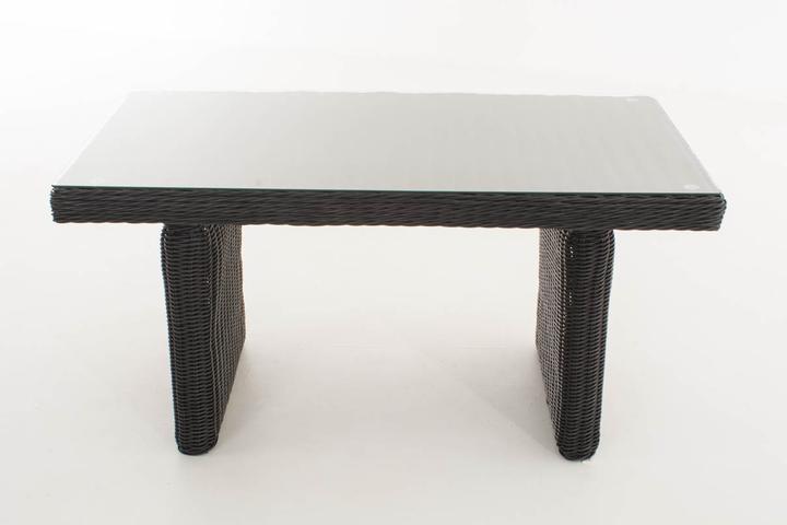 Produktbild CLP Tisch Fisolo/Minari/Bermeo 5mm, schwarz (138 cm)