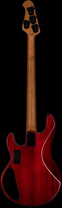 Actual product image Bassgitarre, StingRay RAY34HH Spalted Maple, Blood Orange Burst (Electric guitar)