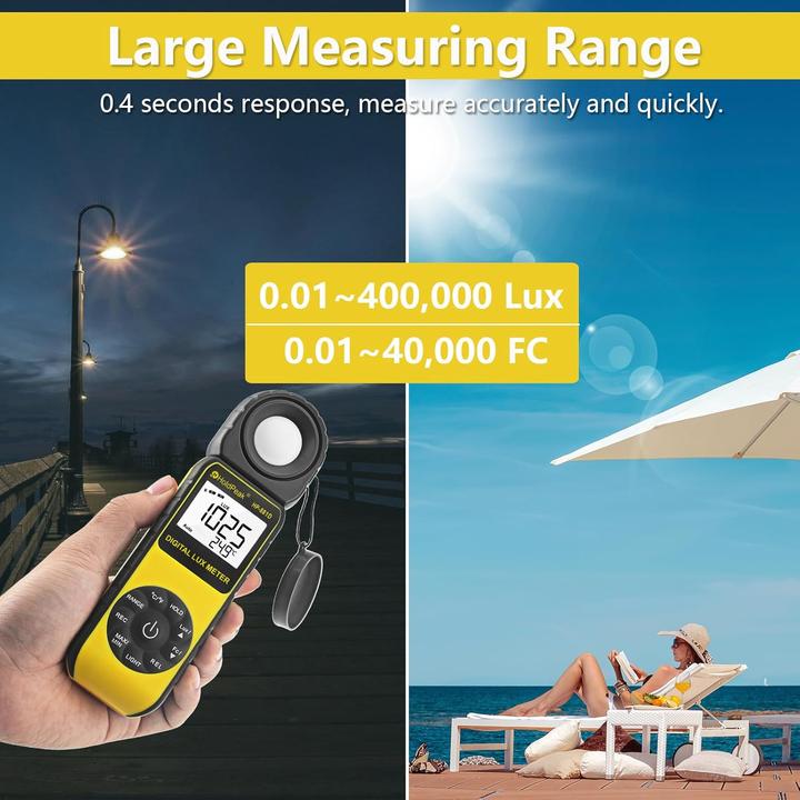 Produktbild Holdpeak 881D Lichtmessgerät (Blitzgerät Ersatzteile)
