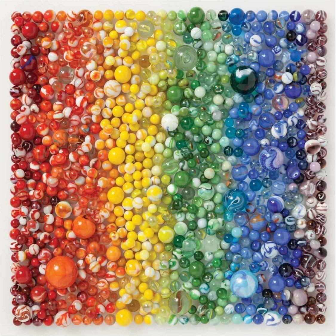 Abrams & Chronicle 51219 - Rainbow Marbles - Puzzle, 500 Teile (500 Teile)