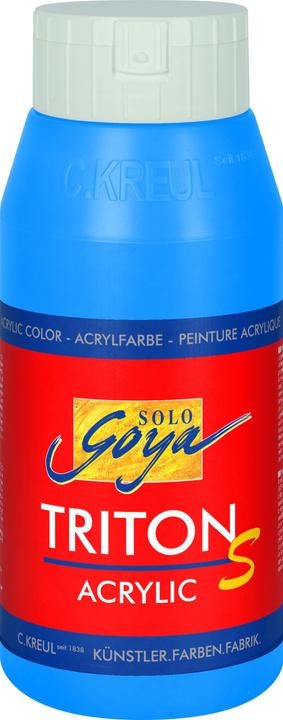 Produktbild Solo Goya Triton S Acrylic BasicPrimärblau 750 ml (Primärblau, 750 ml)
