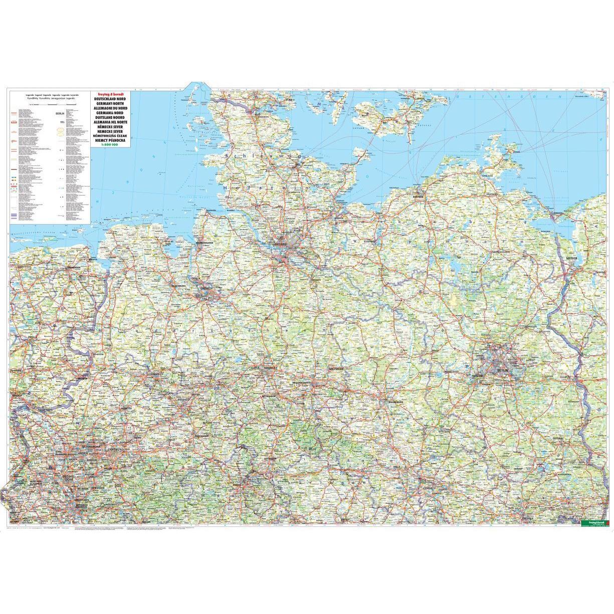 Thumbnail - Deutschland Nord, Landkarte