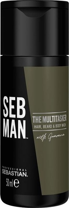 Immagine prodotto Sebastian Seb Man The Multi-Tasker - Lavaggio Barba e Corpo - 50ml (50 ml, Shampoo liquido)