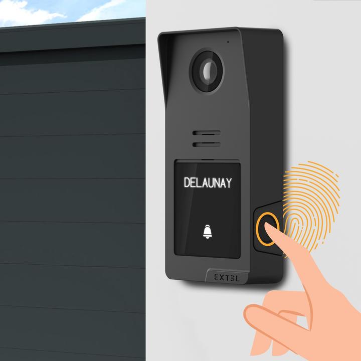 Productafbeelding Extel Digital Connect intercom met camera - toegang beheren via je vingerafdruk - (Bedraad, WiFi)