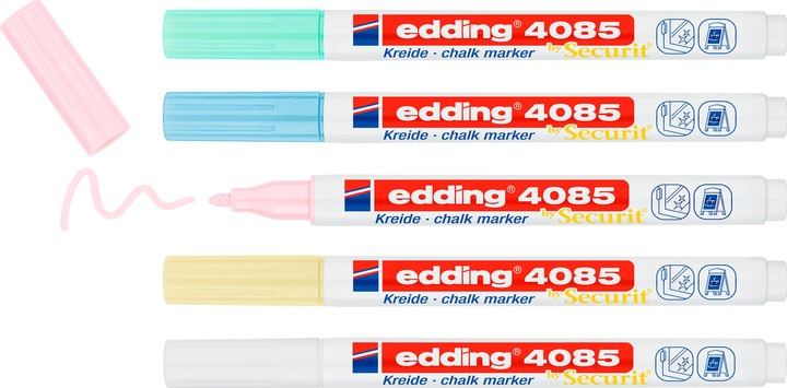 Immagine prodotto Edding Marcatore a gesso (Pastello, 2 mm, 5 x)