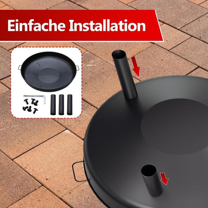 Immagine prodotto Swanew Grosse Feuerschale mit Griffen (82,5 cm)