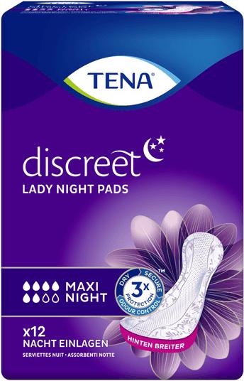 Actual product image Tena Lady insoles for bladder incontinence (12 x, Large)