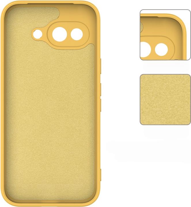 Actual product image Cover-Discount Google Pixel 9a - Silikon Gummi Hülle mit Riemen (Google Pixel 9a)