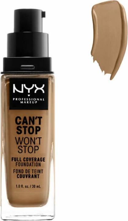 Produktbild NYX Professional Make-Up Full Coverage Foundation - Can't Stop Won't Stop (Caramel)