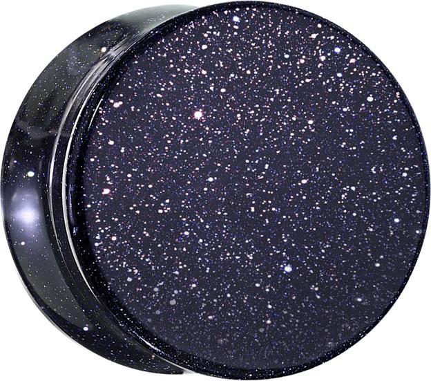 Immagine prodotto Star Piercing Spina svasata in pietra blu sabbia (senza ottone, Mnerale)