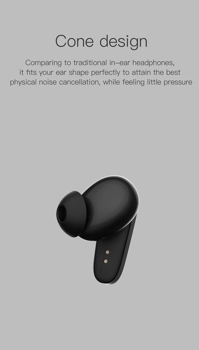 Actual product image Orsen T3 Bluetooth Earphones juodas (6 h, Wireless)