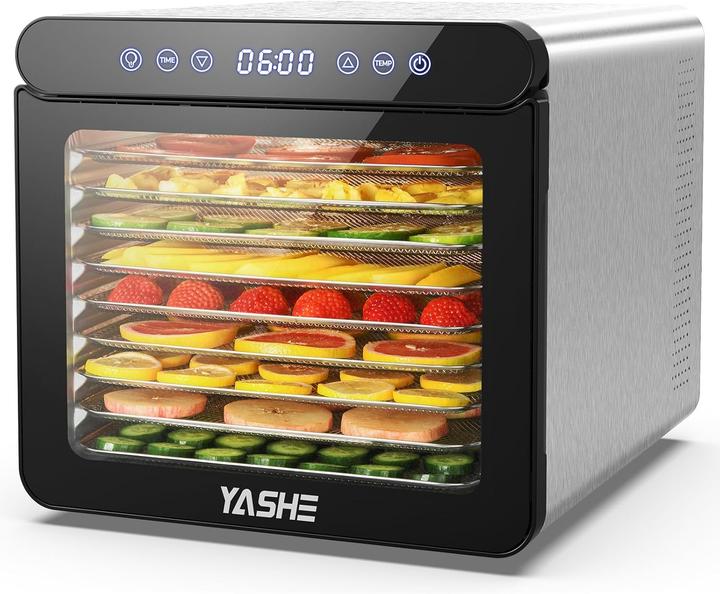 Yashe Dörrautomat mit 9 Tabletts und Timer