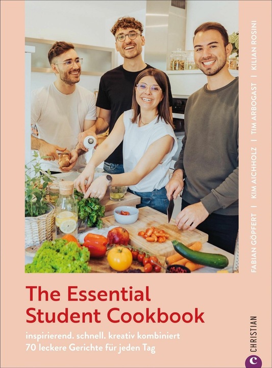 Produktbild The Essential Student Cookbook (Deutsch, Fabian Göpfert, Kilian Rosini, Tim Arbogast, Kim Aichholz, 2021)