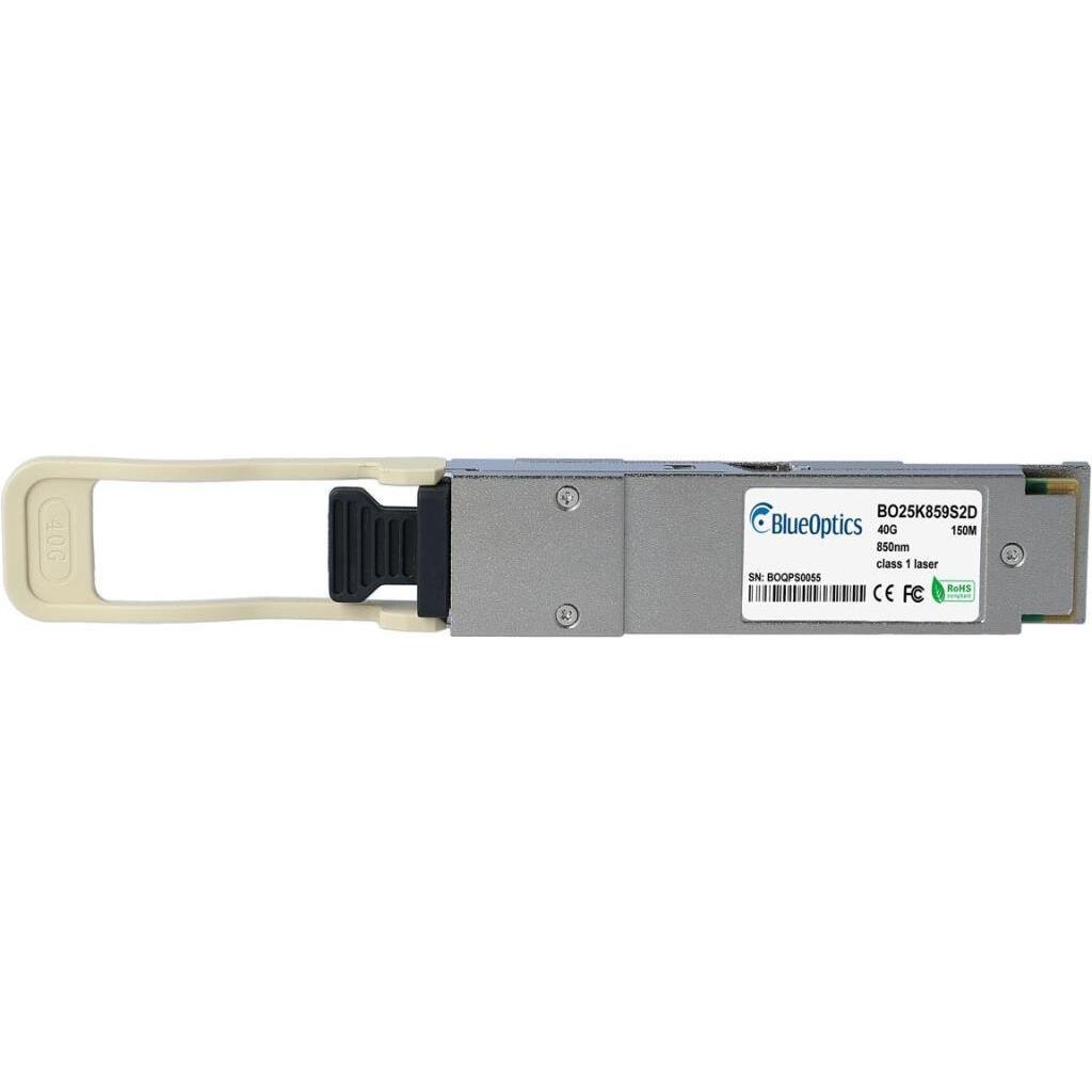BlueOptics Netgear AXLM761-10000S kompatibler QSFP BO25K856S2D, Transceiver, Silber