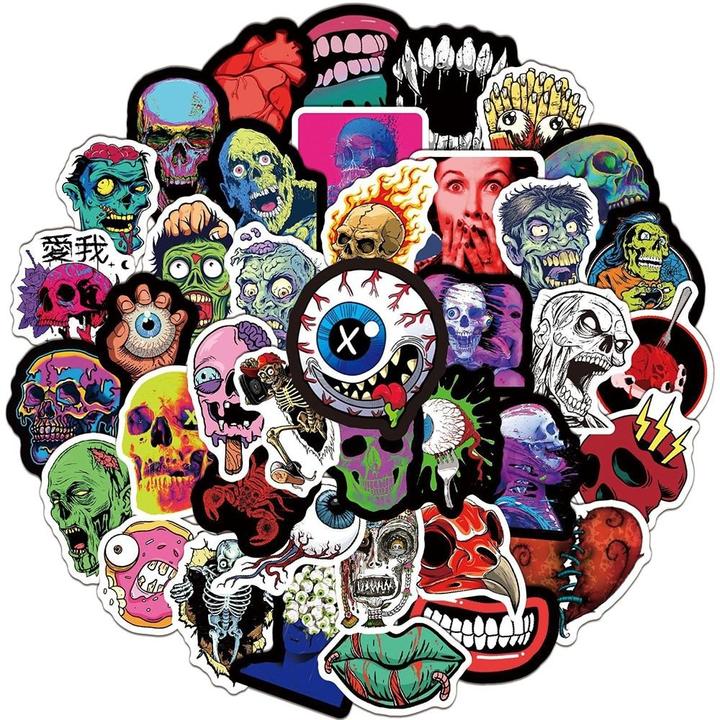 Produktbild JTI Aufkleber - Zombies - 50 Stk (50 Sticker)