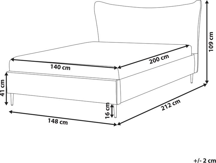 Actual product image Beliani Chaleix (140 x 200 cm)