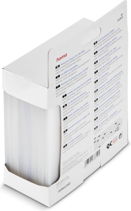 Produktbild Hama CD-/DVD-Schutzhüllen 100, Transpare