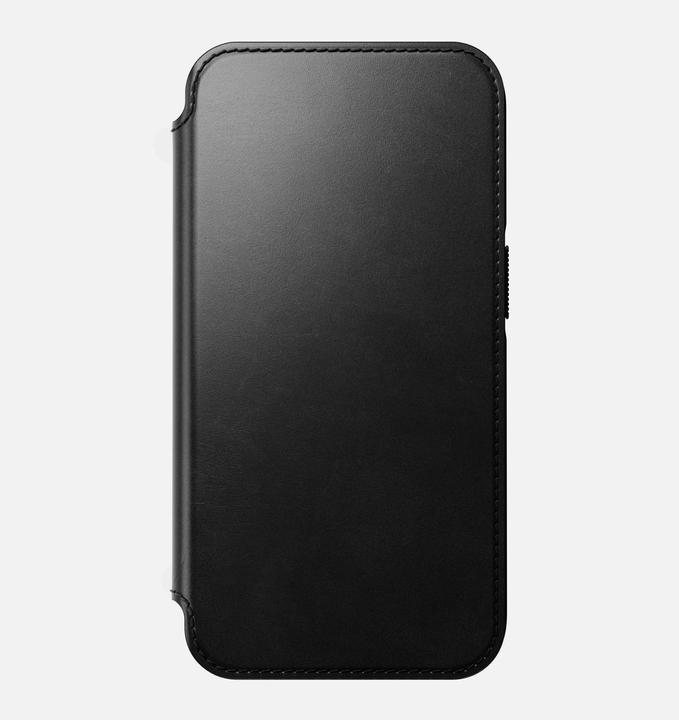 Actual product image Nomad Modern Horween Leather Folio iPhone 14 Pro Black (Apple iPhone 14 Pro)