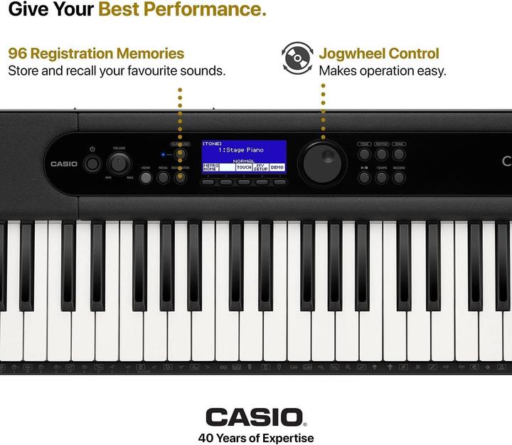 Produktbild Casio Keyboard CT-S400 (61 Tasten)