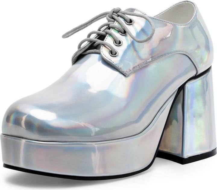 Produktbild Pleaser Plateauschuhe Herren silber