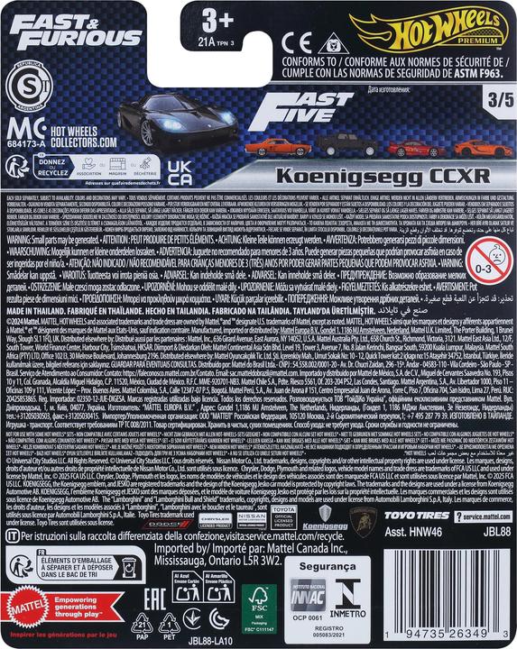 Produktbild Hot Wheels Koenigsegg CCX