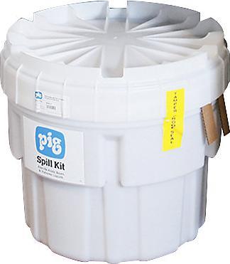 Actual product image Pig Emergency kit in a 76 l safety drum, chemical version, absorbs 41 l. (1 pcs.)