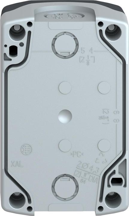 Immagine prodotto Schneider Electric Alloggiamento del pulsante 22mm 2 fori grigio