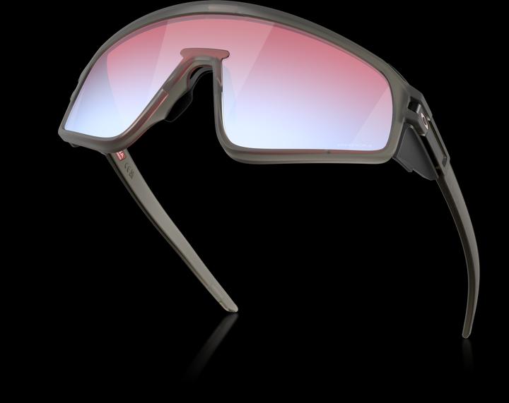 Actual product image Oakley Latch panel (matte grey smoke, Prizm snow sapphire)
