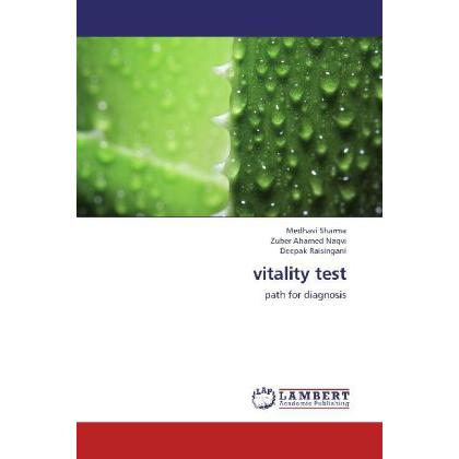 vitality test, Fachbücher von Deepak Raisingani, Medhavi Sharma, Zuber Ahamed Naqvi
