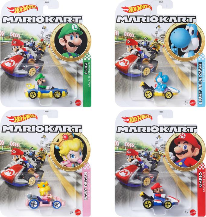 Image du produit Hot Wheels Mario Kart Replica Die-Cast Assorted