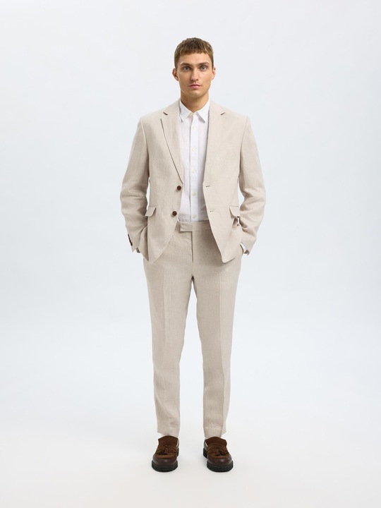 Produktbild Selected Homme Regular Fit Leinen Blazer (50)
