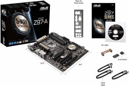 Produktbild ASUS Z97-A (LGA 1150, Intel Z97, ATX)