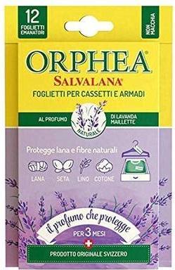 Produktbild Orphea Salvalana Fogli 12+3pz Lavanda Prodotti Anti Insetti