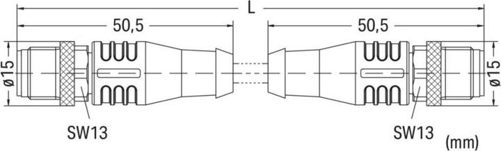 Produktbild Wago Sensor-/Aktor-Datensteckverbin (CAT5e, 5 m)