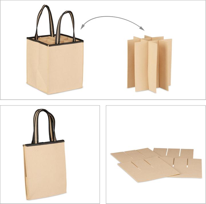 Image du produit Relaxdays Sac bouteilles