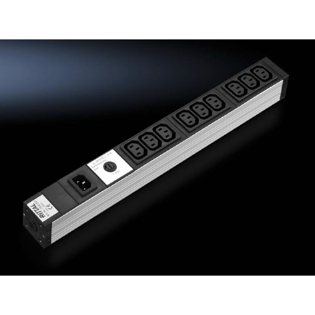 Thumbnail - Rittal Socket strips for IEC (9)C13Cord Length () wire, USV Zubehör
