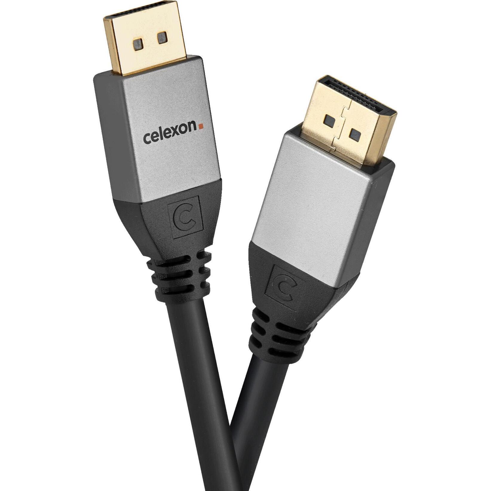 Celexon DisplayPort Kabel 4K 1,0m - Professional Line (1 m, DisplayPort), Video Kabel