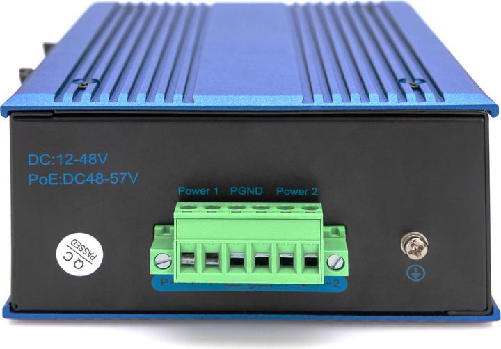 Produktbild Digitus 8-Port 10/100Base-TX(PoE) to 100Base-FX Industrial PoE Switch (8 Ports)