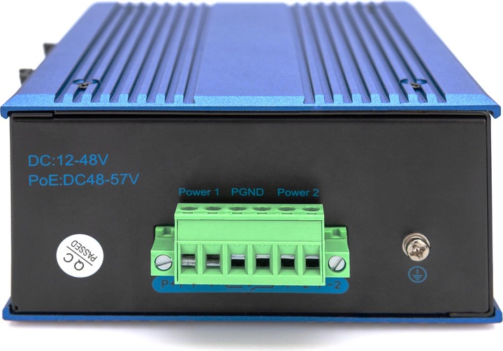 Actual product image Digitus 8-Port 10/100Base-TX(PoE) to 100Base-FX Industrial PoE Switch (8 Ports)
