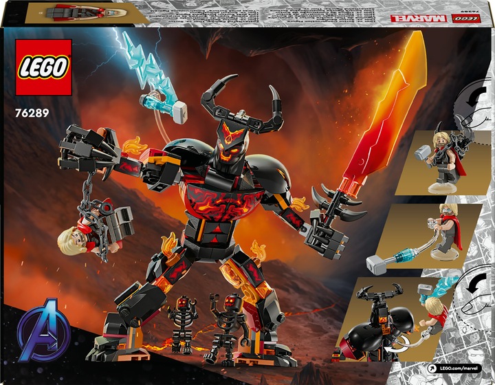 Immagine prodotto LEGO Figura di costruzione di Thor contro Surtur (76289, LEGO Marvel)