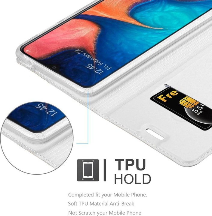 Actual product image Cadorabo Book Classy Style Cover (Samsung Galaxy A10e, Samsung Galaxy A20e)