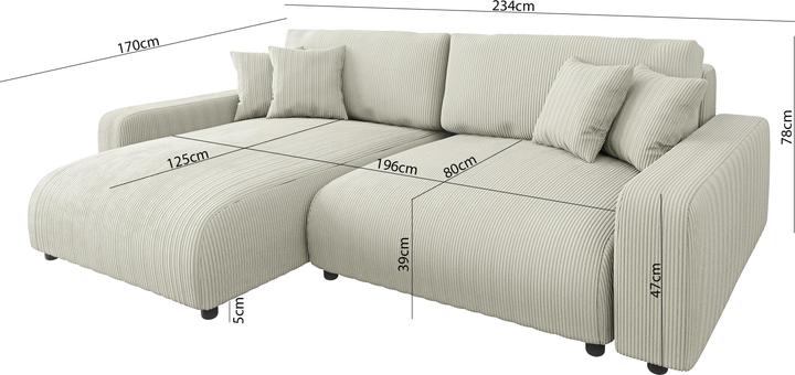 Actual product image Ropez Sara (Corner sofa)