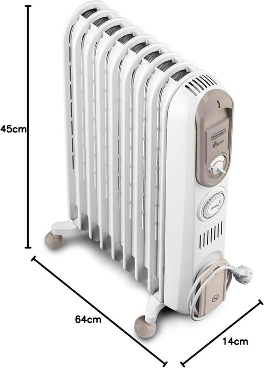 Image du produit De'Longhi DELONGHI OLIERADIATEUR V550918T.WB (1800 W)