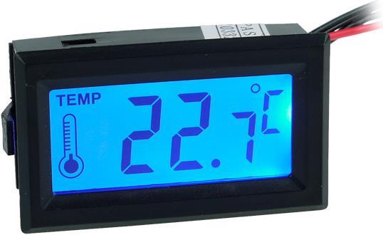 Produktbild Aquatuning Thermosensor G1/4 mit Display (blau)