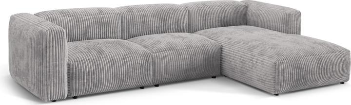 Image du produit Micadoni Canapé D'Angle Droit Modulaire, "Martina", 3 Places, 332x176x75 Fabriqué en Europe (Canapé d'angle)